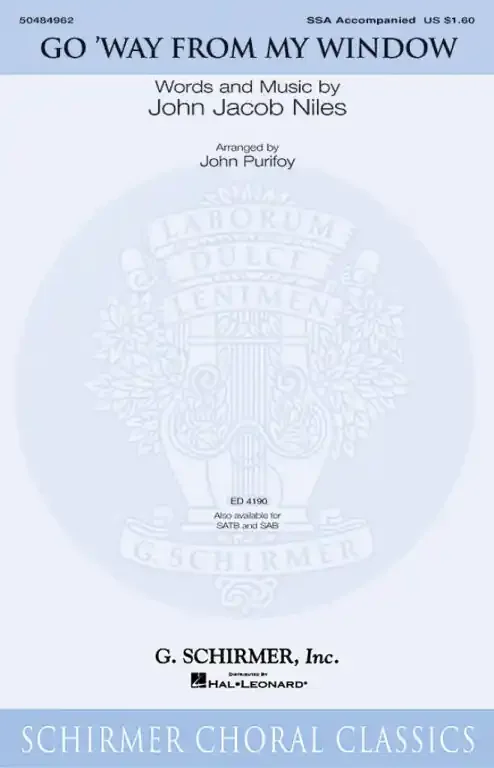 Niles, John Jacob Go Way from My Window