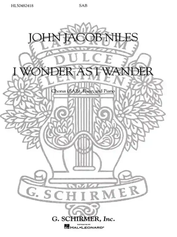 Niles, John Jacob I Wonder as I Wander