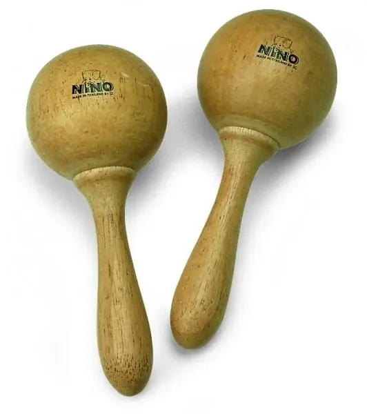 NINO8 Holz-Maracas Mittel