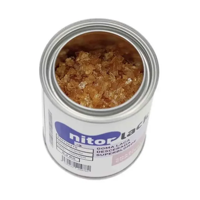 NitorLACK dewaxed superblonde shellac – 200g can