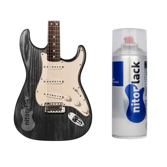 NitorLACK NitorTINT dye black for electric guitar sunburst finish – 400ml aerosol