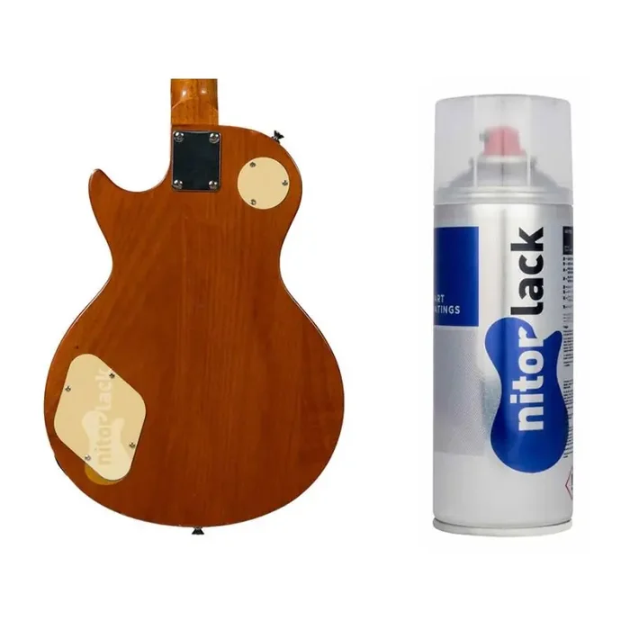 NitorLACK nitrocellulose paint dark rich mahogany – 400ml aerosol