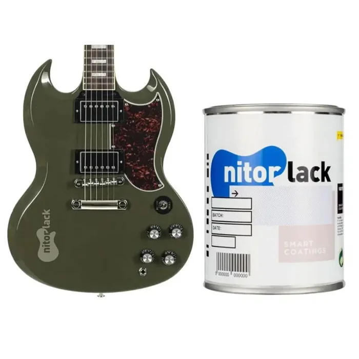 NitorLACK nitrocellulose paint olive drab – 500ml can