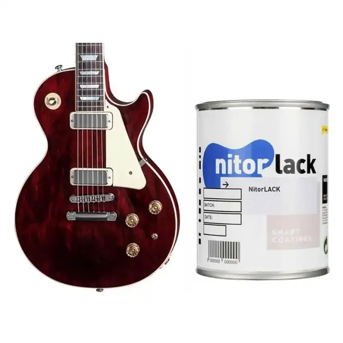 NitorLACK nitrocellulose paint wine red – 500ml can