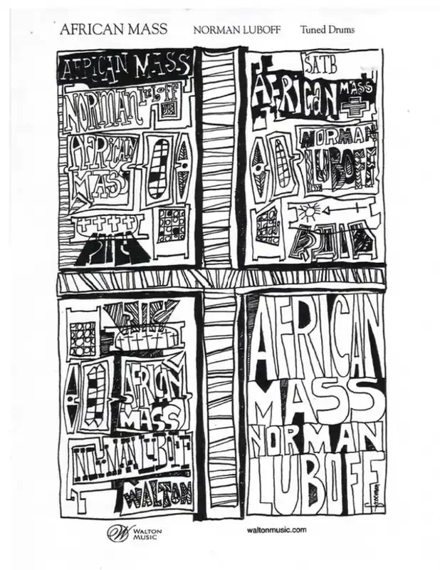 Norman Luboff African Mass Gemischter Chor mit Begleitung