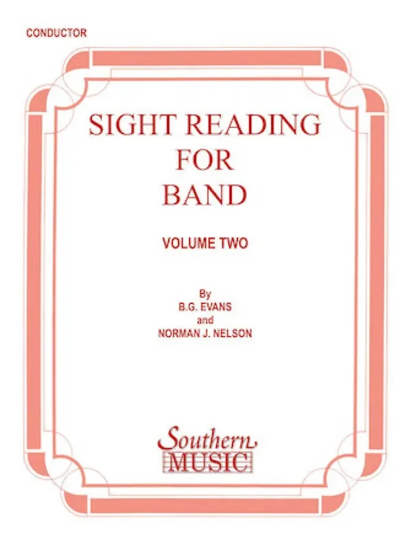 Norman Nelson Sight Reading for Band, Book 2 Blasorchester