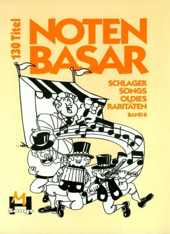 Notenbasar Band 8 Melodie, Text, Akkorde