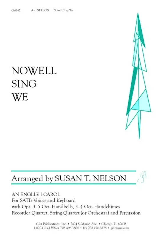 Nowell Sing We – String Quartet with Full Score Gemischter Chor mit Begleitung