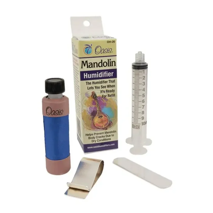 Oasis shallow case humidifier with magnetic clip and syringe, for normal dryness (25%-40% ) environments