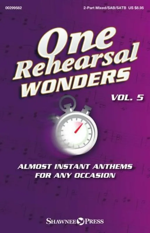 One Rehearsal Wonders, Volume 5 Gemischter Chor mit Begleitung