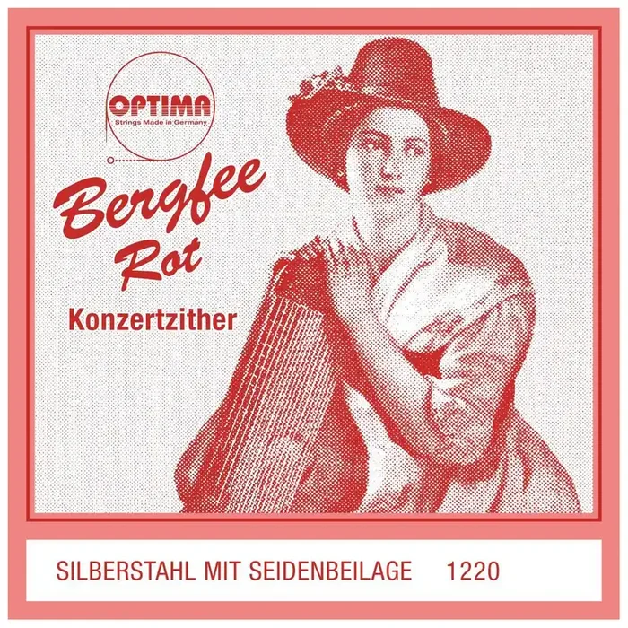 Optima 1220.MS32 Stahl Rot 32-saitig