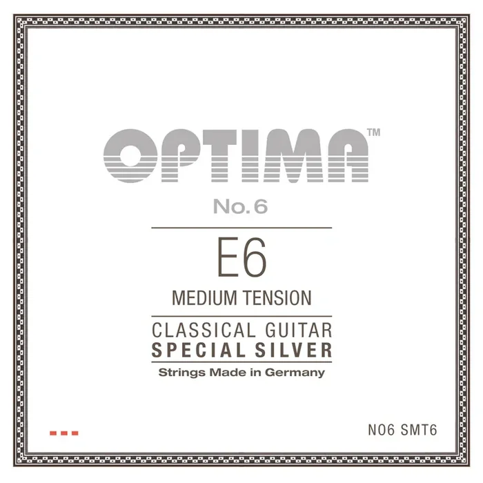 Optima Medium versilbert E6w