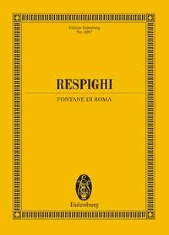 Ottorino Respighi Fountains Of Rome Orchester