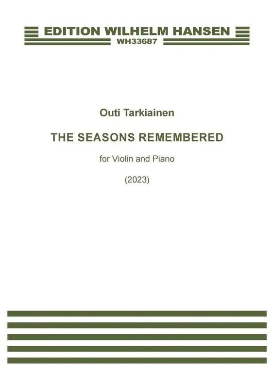 Outi Tarkiainen The Seasons Remembered Violine mit Begleitung