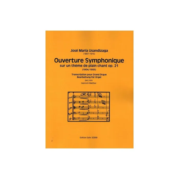 Ouverture Symphonique sur un thème de plain chant op.21