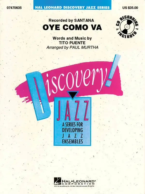Oye Como Va (Arr. Paul Murtha) Jazz Ensemble