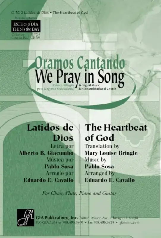 Pablo D. Sosa Latidos de Dios/ The Heartbeat of God Gemischter Chor mit Begleitung