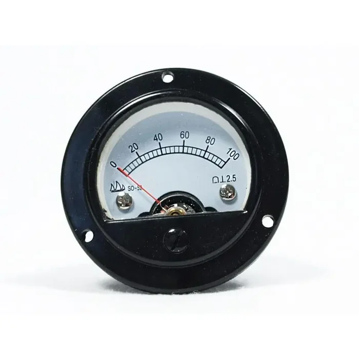 Panel Meter 100 mV DC, round