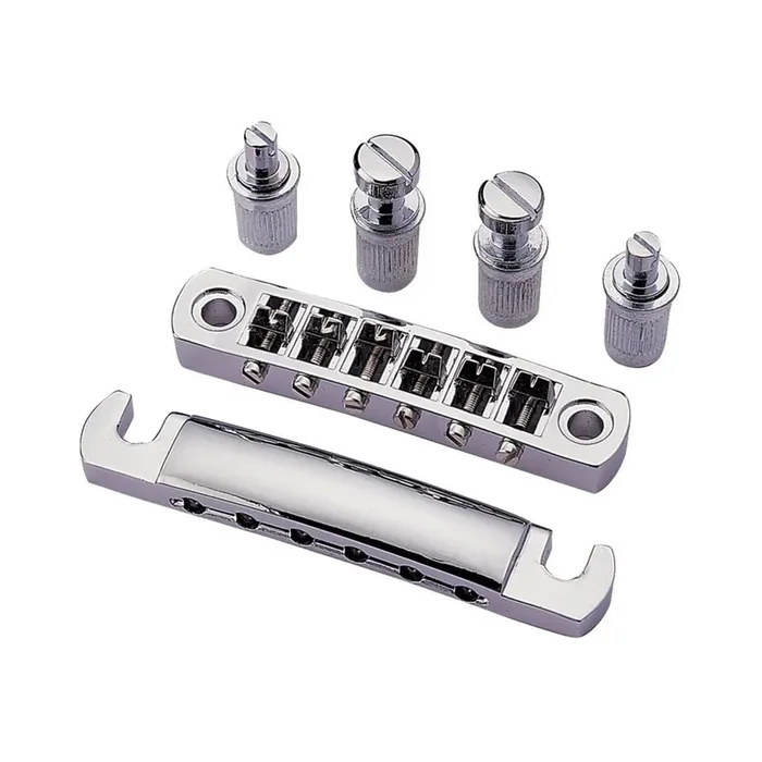 Partsland E-Gitarrensteg Steg/Saitenhalter verchromt