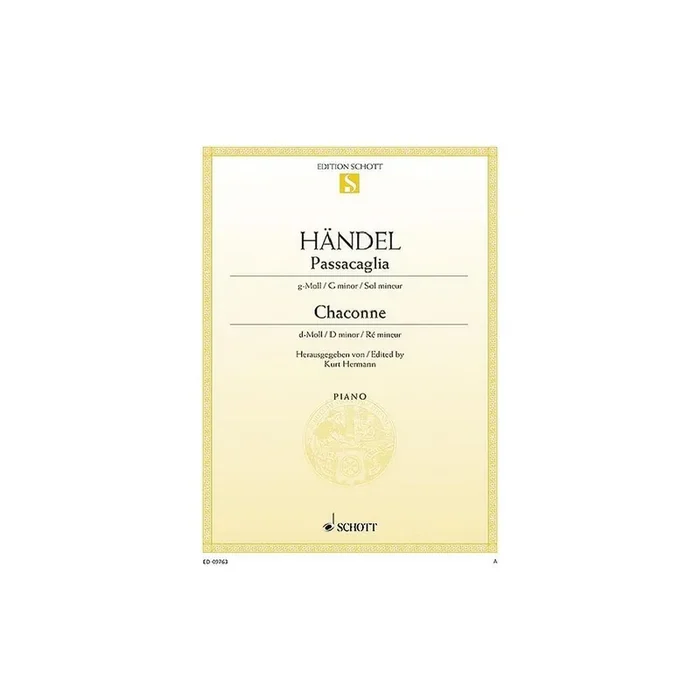 Passacaglia g-Moll und Chaconne d-Moll