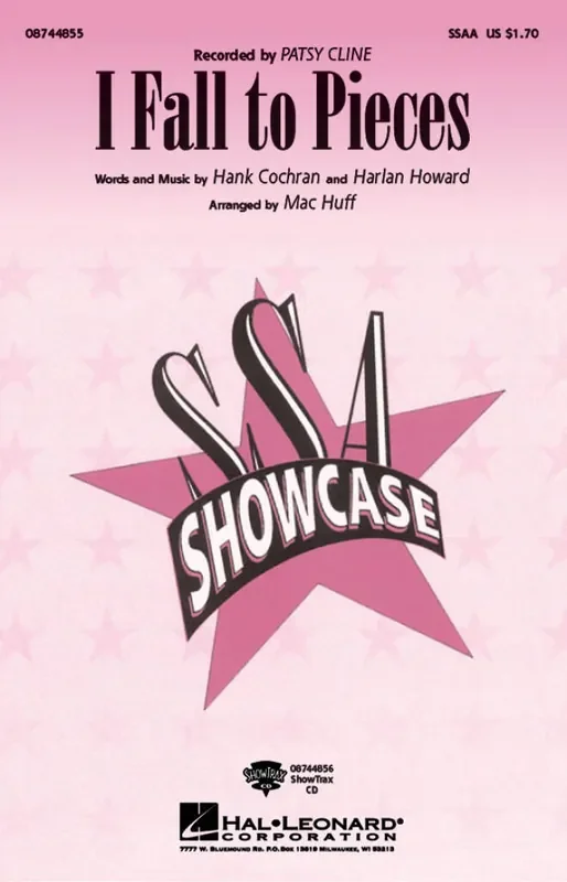 Patsy Cline I Fall to Pieces (Arr. Mac Huff) Frauenchor mit Begleitung