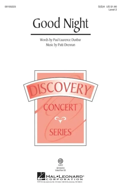 Patti Drennan Good Night Frauenchor mit Begleitung