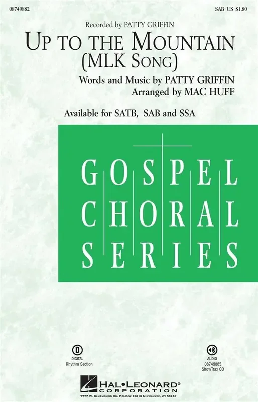 Patty Griffin Up to the Mountain (Arr. Mac Huff) Gemischter Chor mit Begleitung