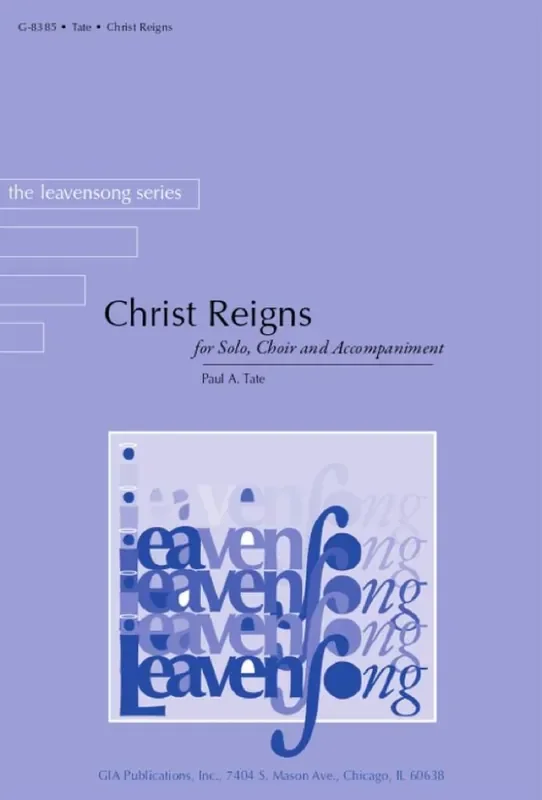 Paul A. Tate Christ Reigns Acc. Guitar Edition Gemischter Chor mit Begleitung