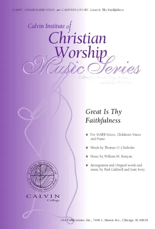 Paul Caldwell Great Is Thy Faithfulness Gemischter Chor mit Begleitung