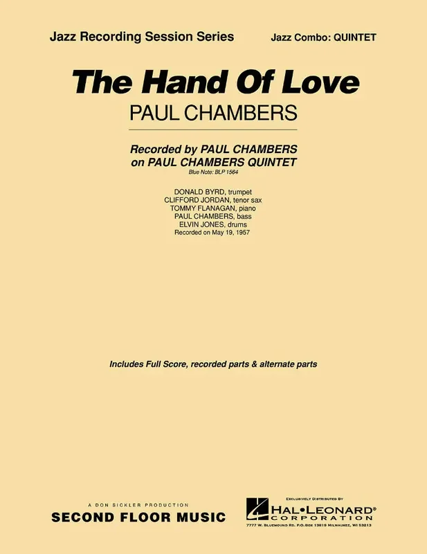 Paul Chambers The Hand of Love Jazz Ensemble