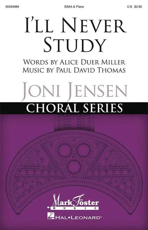 Paul David Thomas I‘ll Never Study Frauenchor mit Begleitung