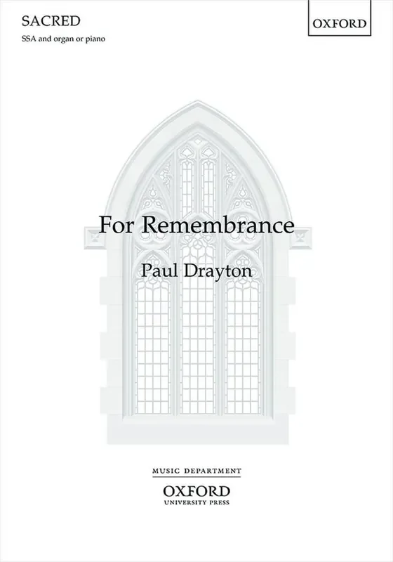 Paul Drayton For Remembrance Frauenchor mit Klavier/Orgel