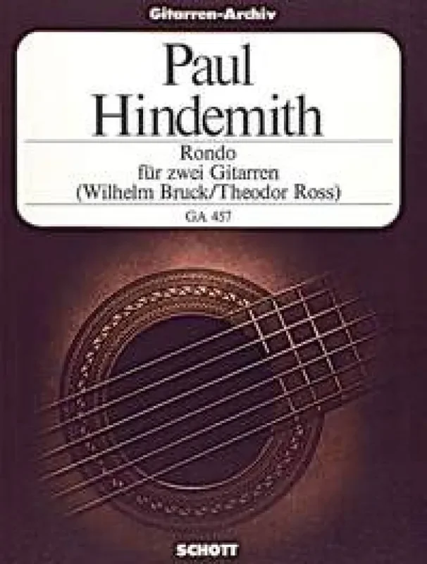 Paul Hindemith Rondo Gitarre Duett