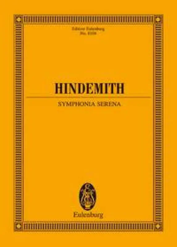 Paul Hindemith Symphonia Serena (1964) Orchester
