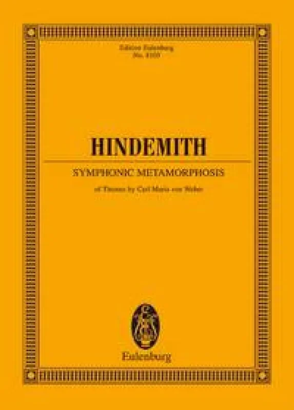 Paul Hindemith Symphonic Metamorphosis Orchester