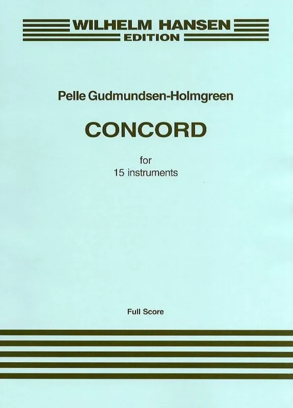 Pelle Gudmundsen-Holmgreen Concord Kammerensemble