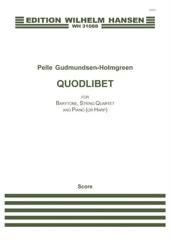 Pelle Gudmundsen-Holmgreen Quodlibet Kammerensemble