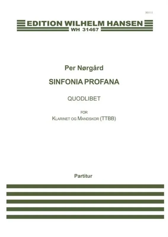 Per Nørgård Sinfonia Profana – Quodlibet Männerchor mit Begleitung