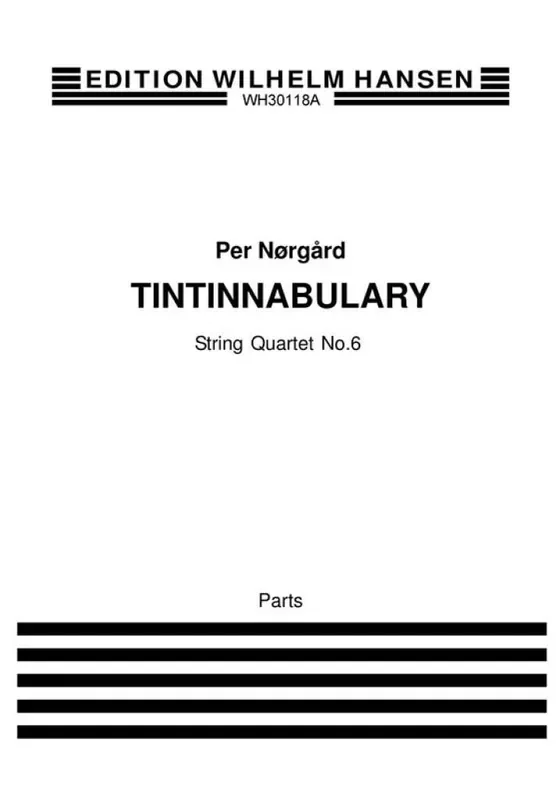 Per Nørgård String Quartet No.6 ‘Tintinnabulary‘ Streichquartett