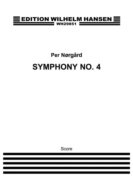Per Nørgård Symphony No. 4 Orchester