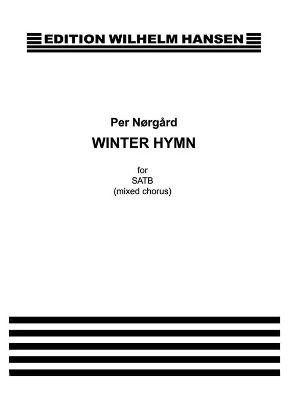 Per Nørgård Winter Hymn Gemischter Chor mit Begleitung