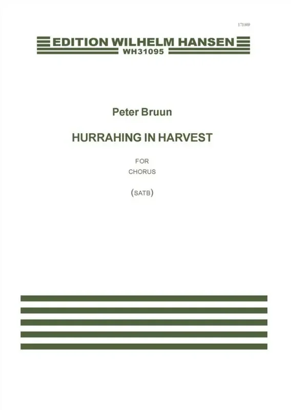 Peter Bruun Hurrahing In Harvest Gemischter Chor A cappella