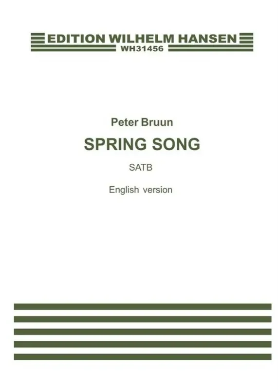 Peter Bruun Spring Song Gemischter Chor A cappella