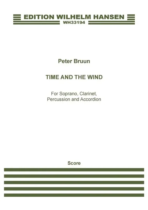 Peter Bruun Time And The Wind (Score) Kammerensemble