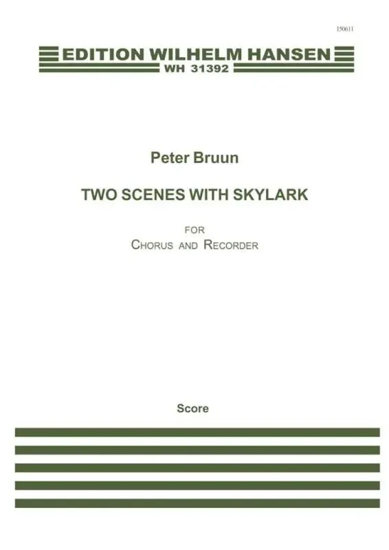 Peter Bruun Two Scenes With Skylark Gemischter Chor mit Begleitung