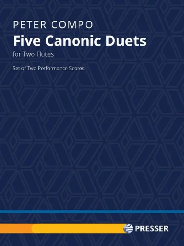 Peter Compo Five Canonic Duets Flöte Duett