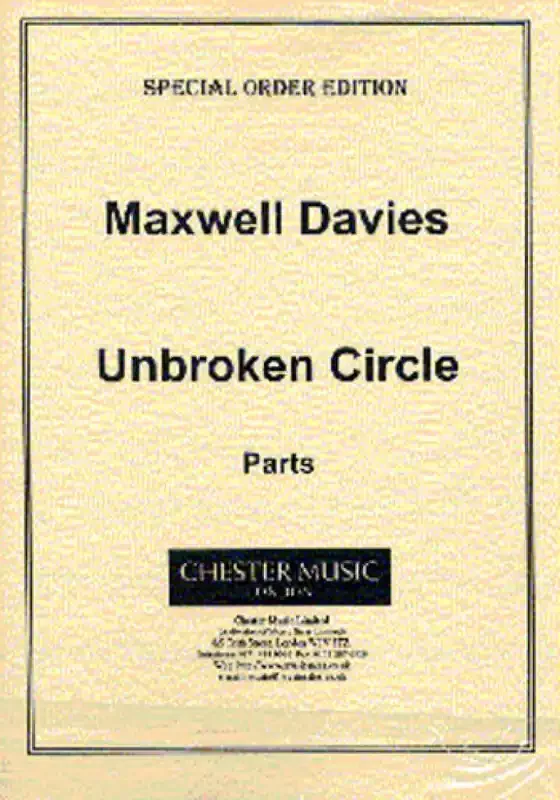 Peter Maxwell Davies Unbroken Circle Kammerensemble