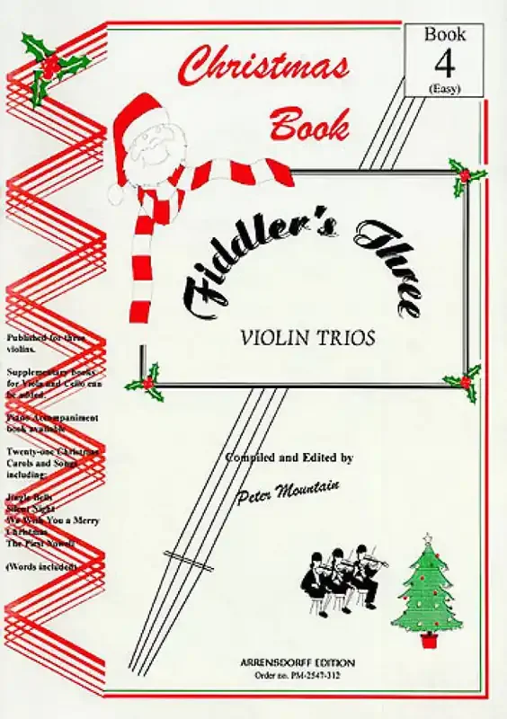 Peter Mountain Fiddler‘s Three Christmas Violin Book 4 Violine Solo