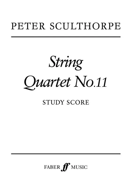 Peter Sculthorpe String Quartet No.11 Streichquartett