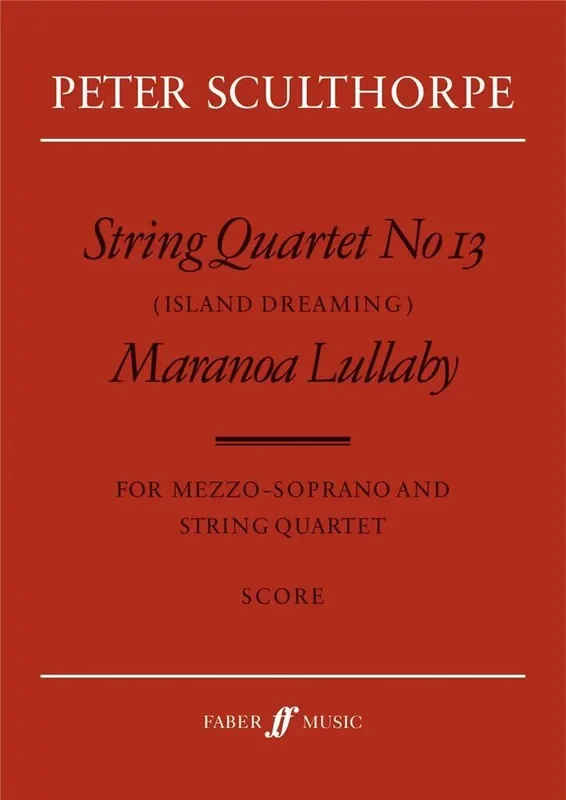 Peter Sculthorpe String Quartet No.13/Maranoa Streichquartett